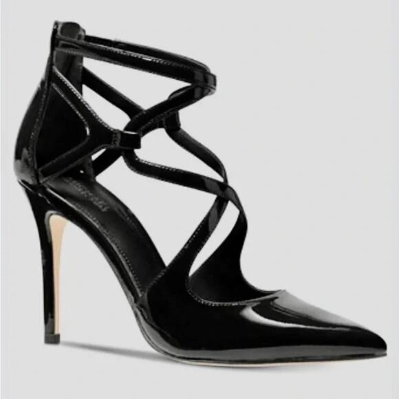 Michael Kors Catia Patent Leather Stiletto Heels 9 - Picture 1 of 11